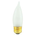 25EFF/3 CA10 flame tip incandescent bulb 25W E26 frost 130V, item 409025