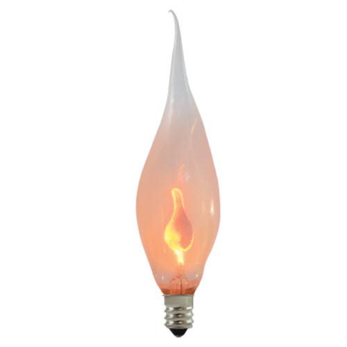 3W CA5 Silicone Silicone - Flicker E12 Candelabra 120V 41100