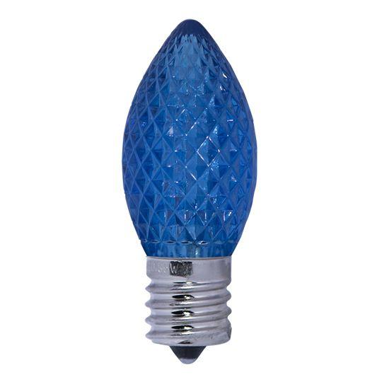 DECORATIVE LIGHTING LED C7 E12 Blue 120V .37W