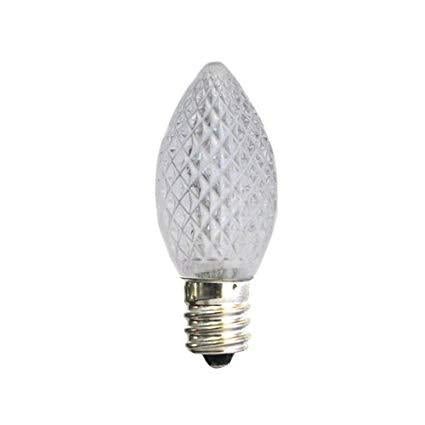 DECORATIVE LIGHTING LED C7 E12 Pure White 120V .37W