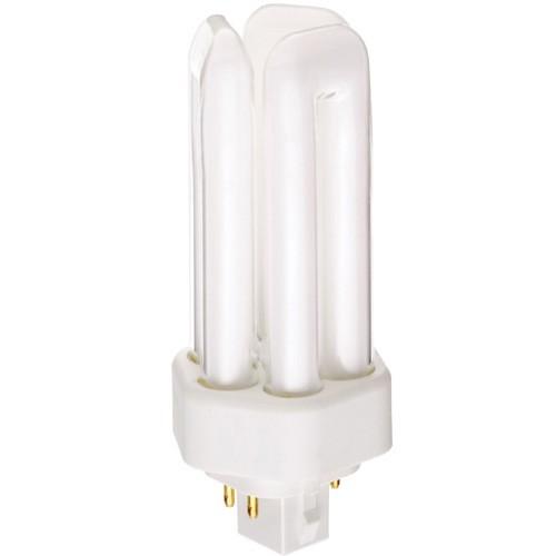 18W T4 CFL - 4-Pin Triple Tube - GX24q-2 Base - 3000K