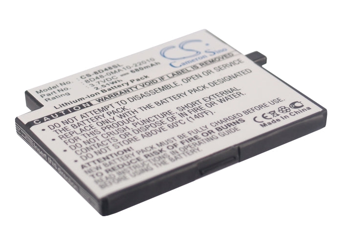 3.7V 680mAh Li-ion Mobile/SmartPhone Battery for Tevion