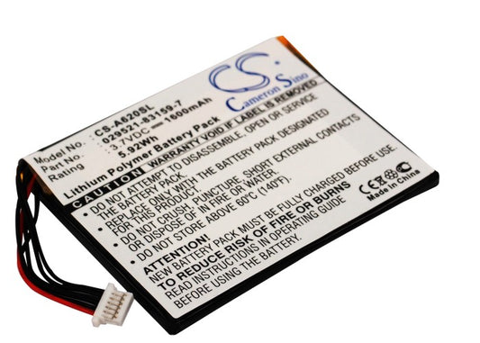 3.7V 1600mAh Li-Polymer PDA/Pocket PC Battery for Asus