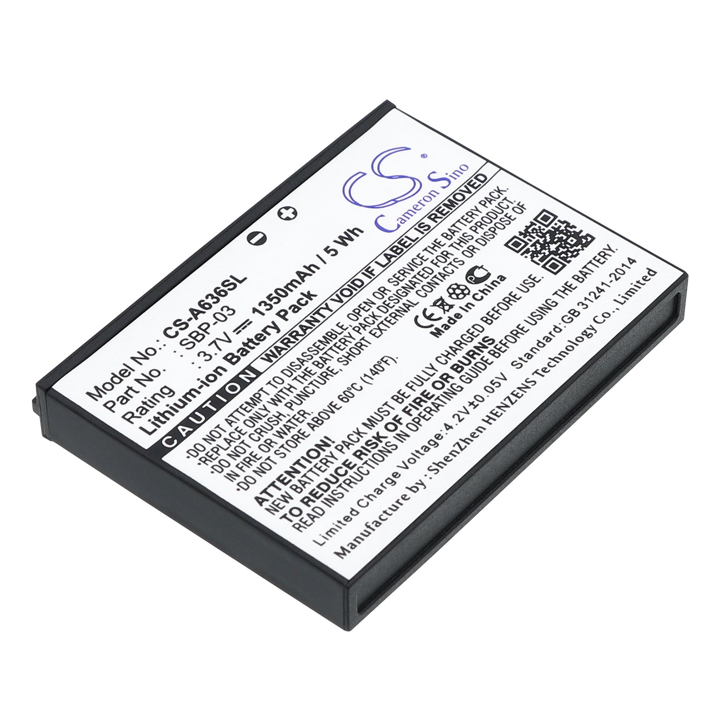 3.7V 1350mAh/5.00Wh Li-ion GPS/Navigator Battery for Asus