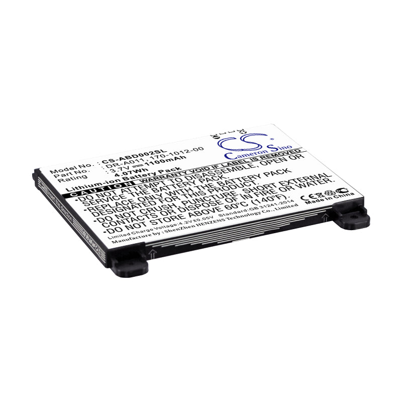 3.7V 1100mAh/5.7Wh Li-ion Ebook/eReader Battery for Amazon