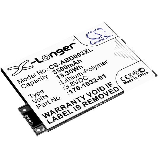 3.7V 3500mAh/12.95Wh Li-Polymer Ebook/eReader Battery for Amazon
