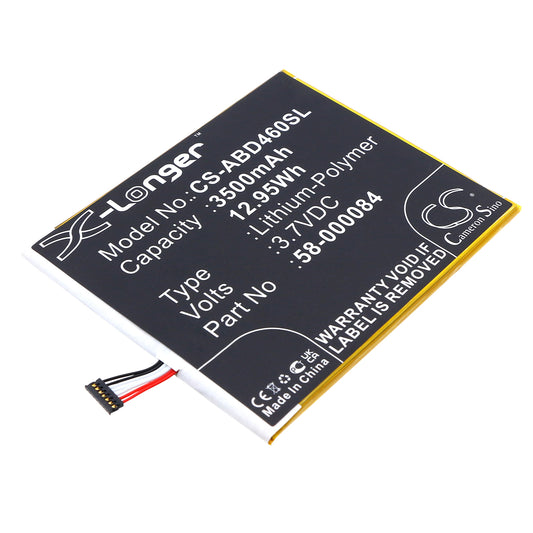 3.7V 3500mAh/12.95Wh Li-Polymer Tablet Battery for Amazon