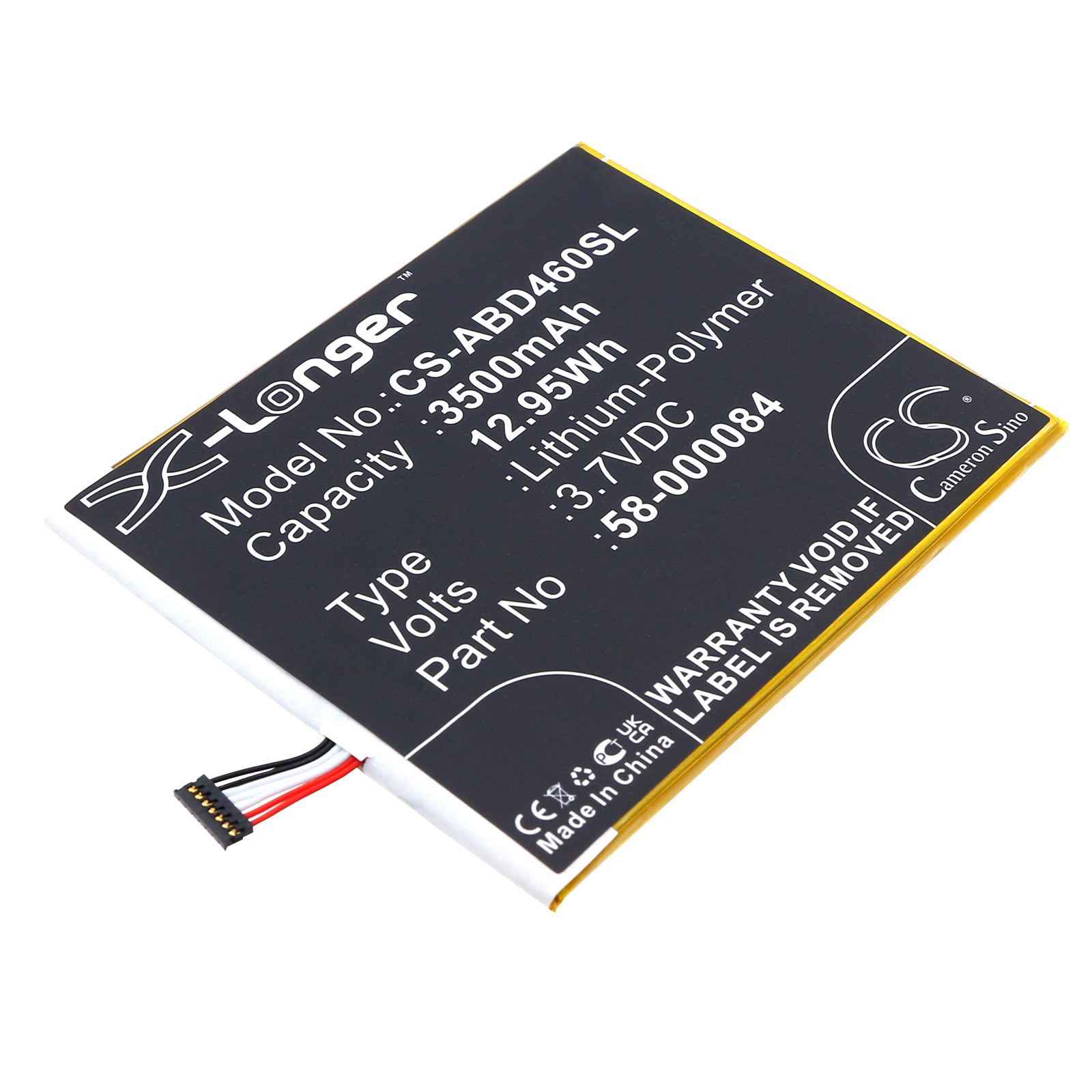 CS-ABD460SL CS-ABD460SL 3.7V / 3500mAh for Amazon Kindle Fire HD 7", SQ46CW, B00IKPYKWG