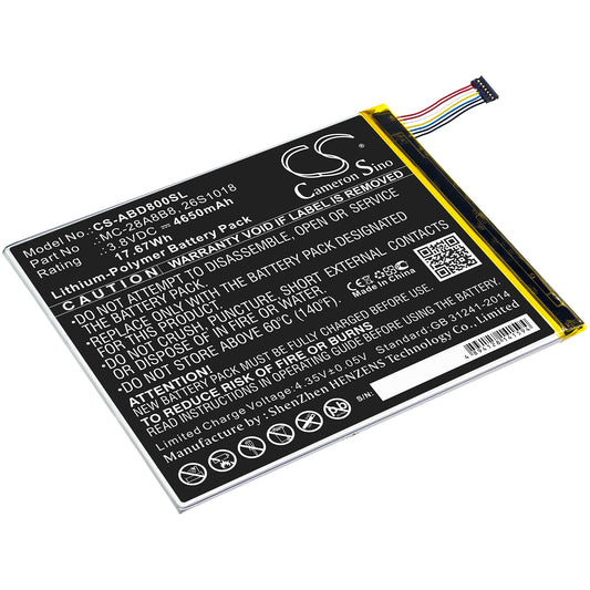 3.8V 4650mAh/17.67Wh Li-Polymer Tablet Battery for Amazon
