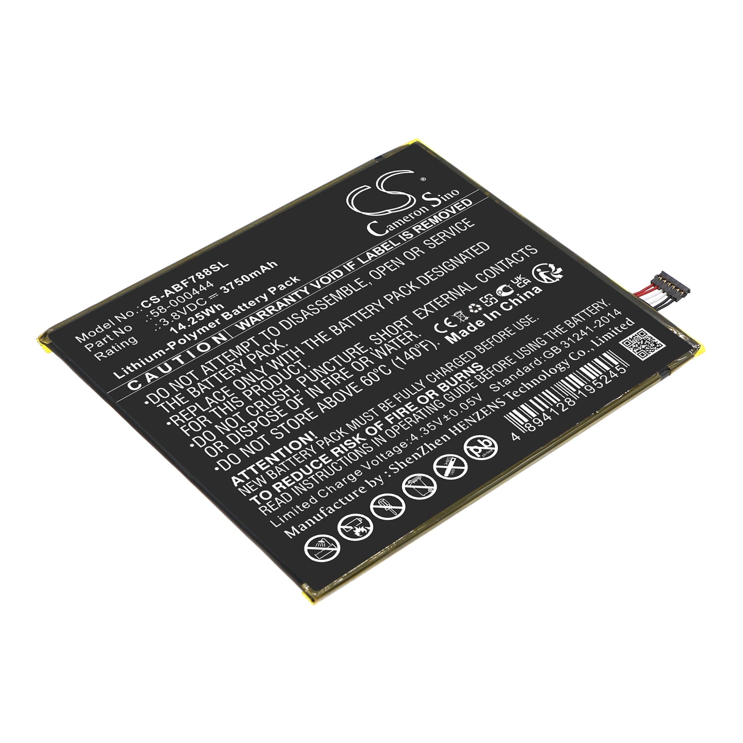 CS-ABF788SL Replacement Battery – Compatible with P8AT8Z, Kindle Fire 7 2th, P8AT8Z