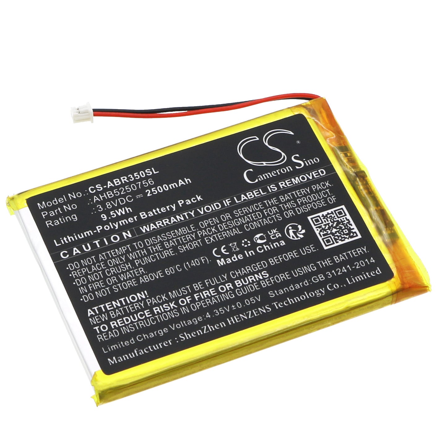 CS-ABR350SL Replacement Battery – Compatible with RG 350M, RG 350M Retro, RG 353M