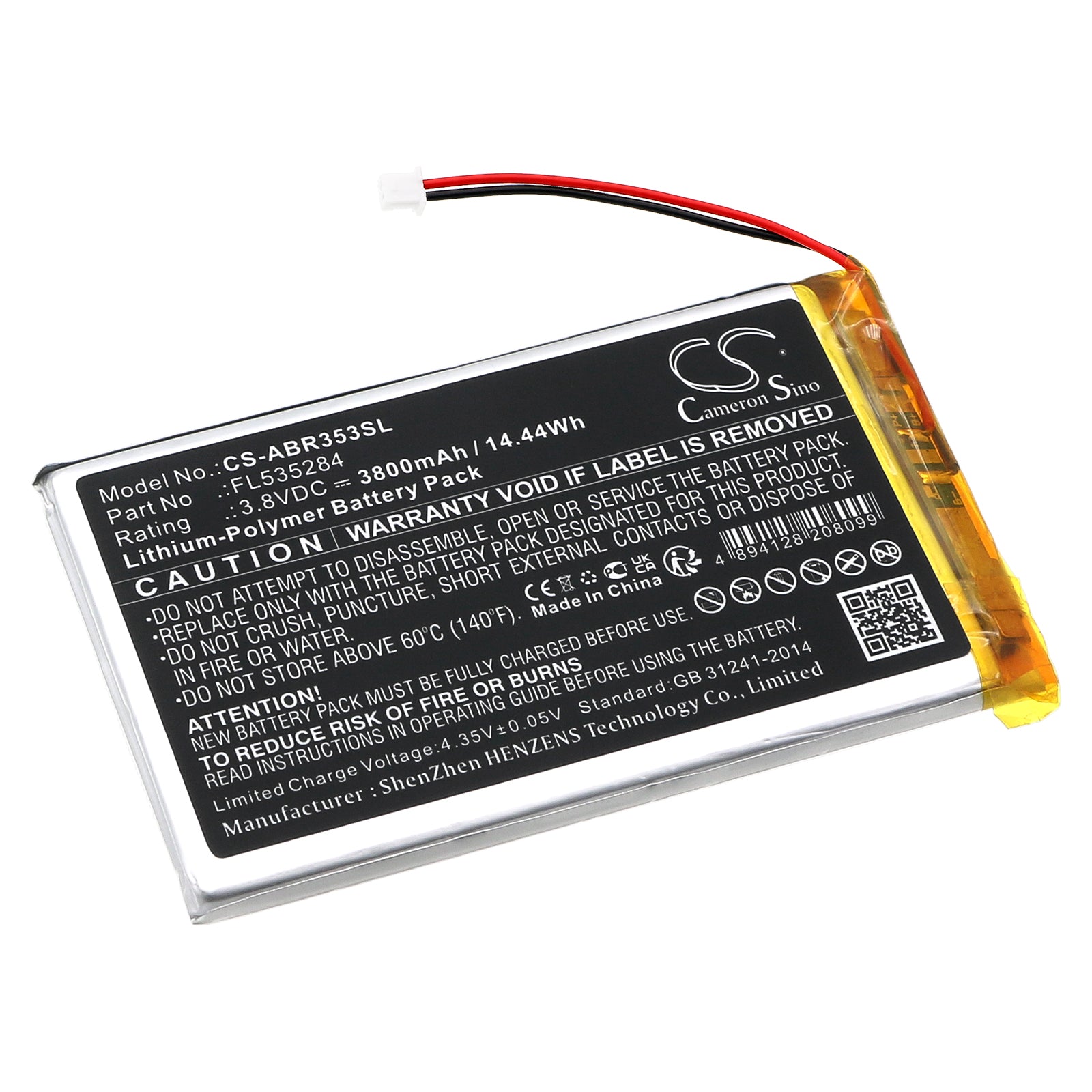 CS-ABR353SL Replacement Battery – Compatible with RG353P Retro