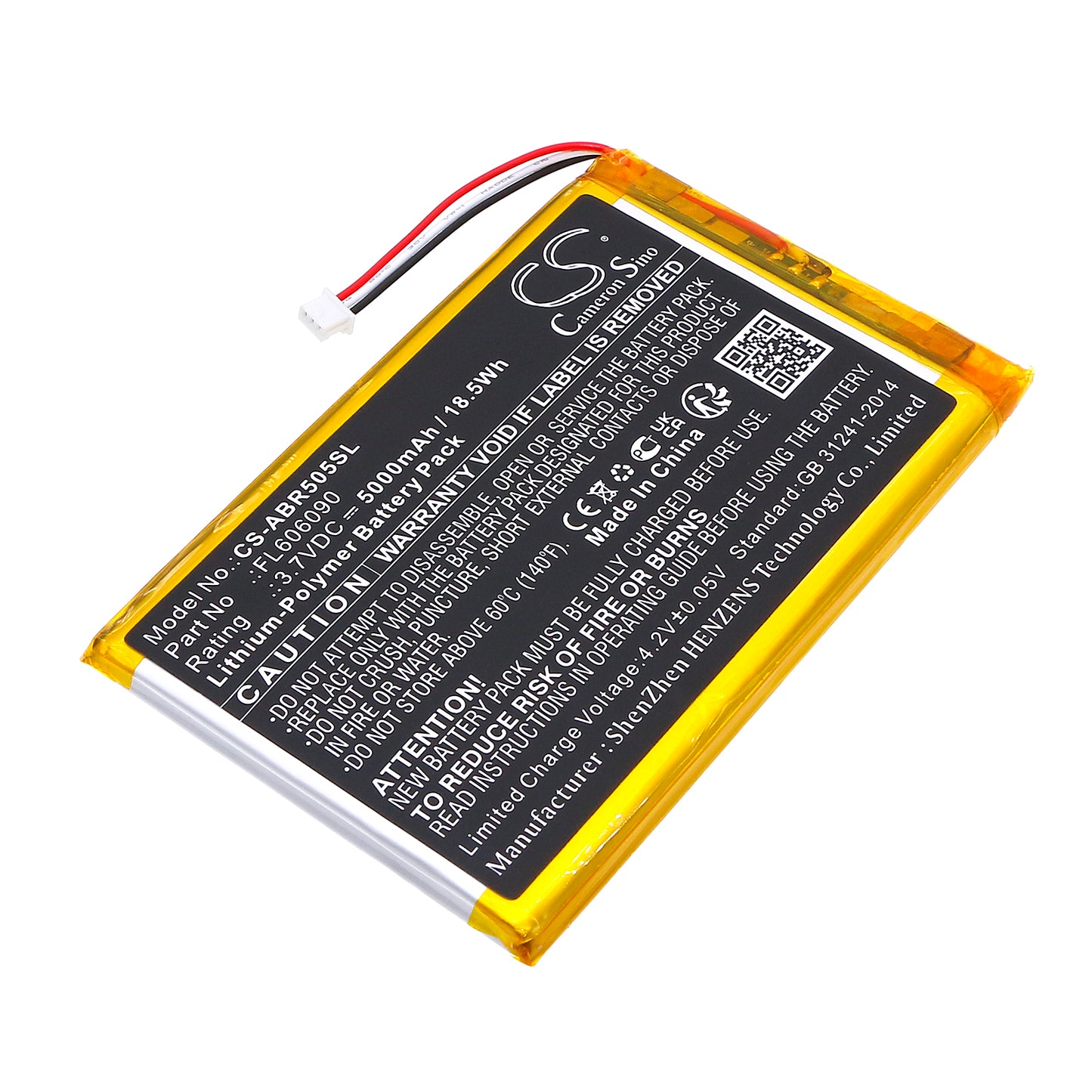 CS-ABR505SL Replacement Battery – Compatible with RG505