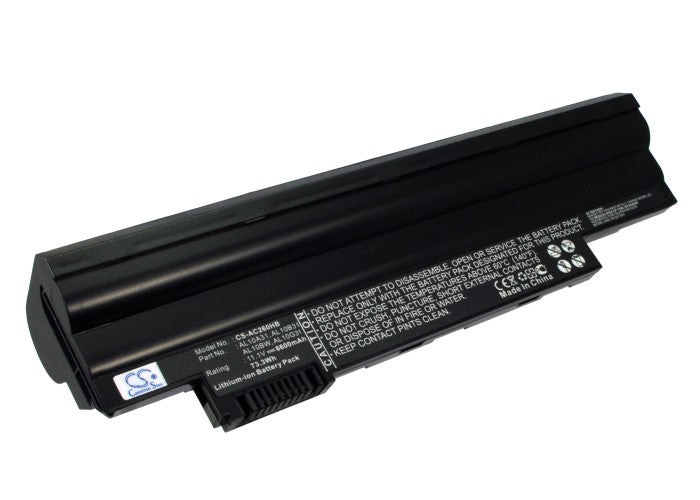 11.1V 6600mAh Li-ion Notebook/Laptop Battery for Acer