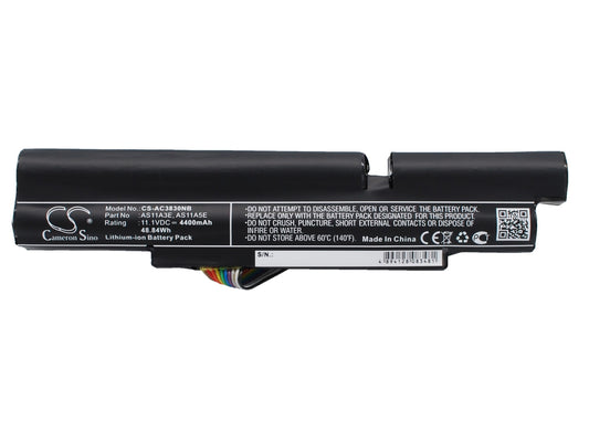 11.1VV 4400mAh/48.84Wh Li-ion Notebook/Laptop Battery for Acer