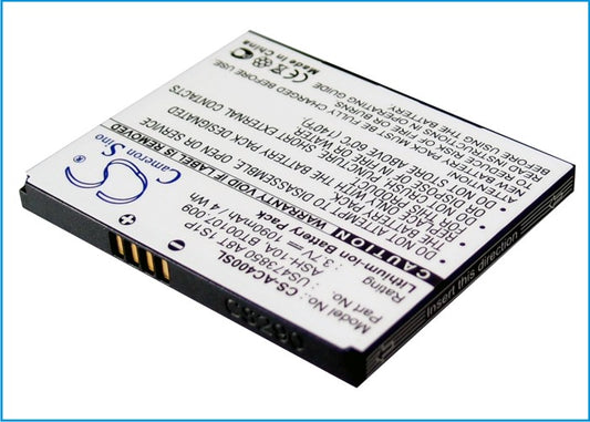 3.7V 1090mAh/4Wh Li-ion Mobile/SmartPhone Battery for Acer