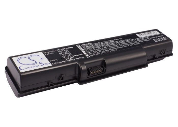 11.1V 6600mAh/73.26Wh Li-ion Notebook/Laptop Battery for Gateway