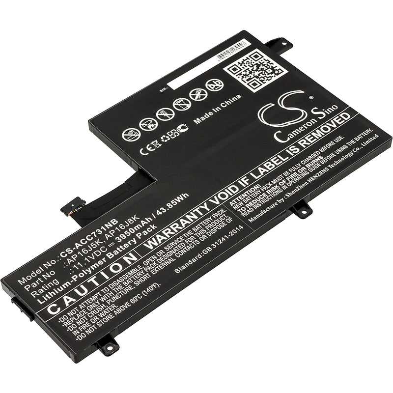 11.1V 3950mAh/43.85Wh Li-Polymer Notebook/Laptop Battery for Acer