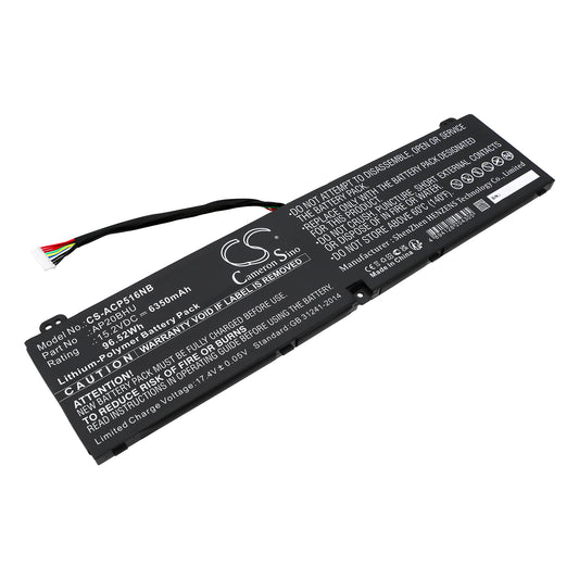 CS-ACP516NB Replacement Battery – Compatible with ConceptD 5 CN516-72G, ConceptD 5 CN516-72G-74KQ, ConceptD 5 CN516-72G-74QW, ConceptD 5 CN516-72G-756Y, ConceptD 5 CN516-72G-7577, ConceptD 5 CN516-72G-75RV, ConceptD 5 CN516-72G-7712, ConceptD 5 CN516-72G-77SV, ConceptD 5 CN516-72G-787Y, ConceptD 5 CN516-72G-78GD, ConceptD 5 CN516-72G-78Q7, ConceptD 5 CN516-73G-73ET, ConceptD 5 CN516-73G-75NF, Predator Triton 17X(PTX17-71), Predator Triton 300 SE PT316-5, Predator Triton 300 SE PT316-5, Predator