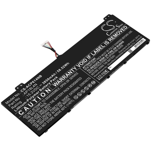 CS-ACP614NB Replacement Battery – Compatible with NX.VL2CN.001, NX.VL2CN.002, TMP614-51-50AA, TMP614-51-50FJ, TMP614-51-51DT, TMP614-51-52ZT, TMP614-51-54MK, TMP614-51-56K2, TMP614-51-5769, TMP614-51-588N, TMP614-51-59N0, TMP614-51-71A3, TMP614-51-72ZD, TMP614-51-74KZ, TMP614-51-75A3, TMP614-51-77SX, TMP614-51G-511K, TMP614-51G-53YM, TMP614-51G-719Y, TMP614-51G-78QW, TMP614-51T-52WS, TMP614-51T-534F, TMP614-51T-54UV, TMP614-51T-55UU, TMP614-51T-737H, TMP614-51T-73CS, TMP614-51T-75AZ,