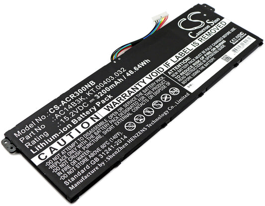 15.2V 3200mAh Li-Ion Battery ACER AC14B3KKT.00403.032