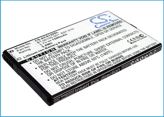 3.7V 1500mAh/5.6Wh Li-ion Mobile/SmartPhone Battery for Acer