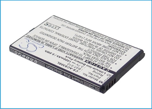 3.7V 1500mAh/5.6Wh Li-ion Mobile/SmartPhone Battery for Acer