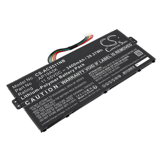 CS-ACS511NB Replacement Battery – Compatible with Aspire 5 A515-43, Aspire 5 A515-54, Aspire 5 SP314-54N, Chromebook Spin 511 R752T-C0KX, Chromebook Spin 511 R752T-C1MT, Chromebook Spin 511 R752T-C1Y0, Chromebook Spin 511 R752T-C26N, Chromebook Spin 511 R752T-C2YP, Chromebook Spin 511 R752T-C3M5, Chromebook Spin 511 R752T-C3QT, Chromebook Spin 511 R752T-C56A, Chromebook Spin 511 R752T-C6G0, Chromebook Spin 511 R752T-C6LD, Chromebook Spin 511 R752T-C6MW, ChromeBook Spin 511 R752T-C8JP,