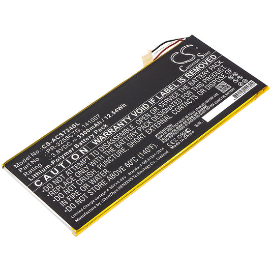 3.8V 3300mAh/12.54Wh Li-Polymer Tablet Battery for Acer