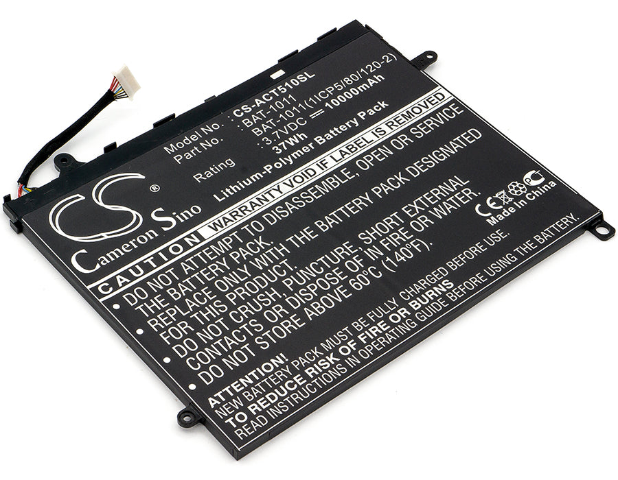 3.7V 10000mAh/37.0Wh Li-Polymer Tablet Battery for Acer