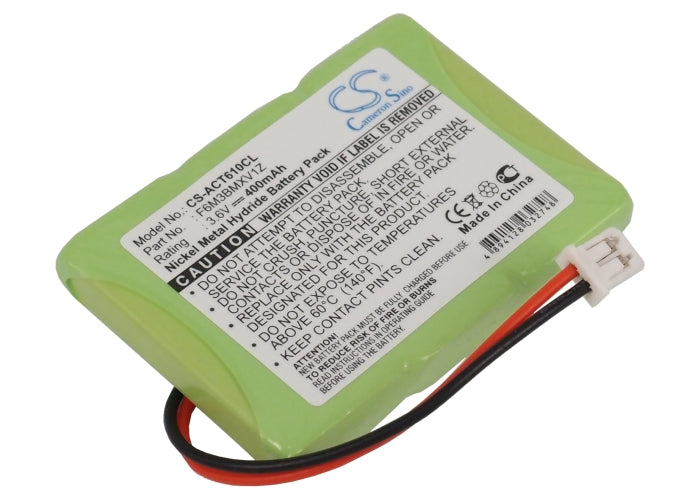 3.6V 400mAh/1.44Wh Ni-MH Cordless Phone Battery for Tiptel