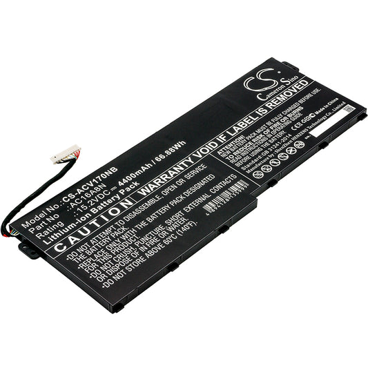 15.2V 4400mAh/66.88Wh Li-ion Notebook/Laptop Battery for Acer