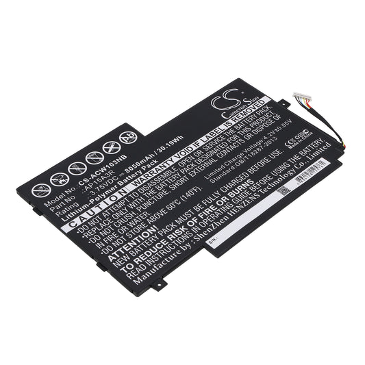 3.75V 8050mAh/30.19Wh Li-Polymer Notebook/Laptop Battery for Acer