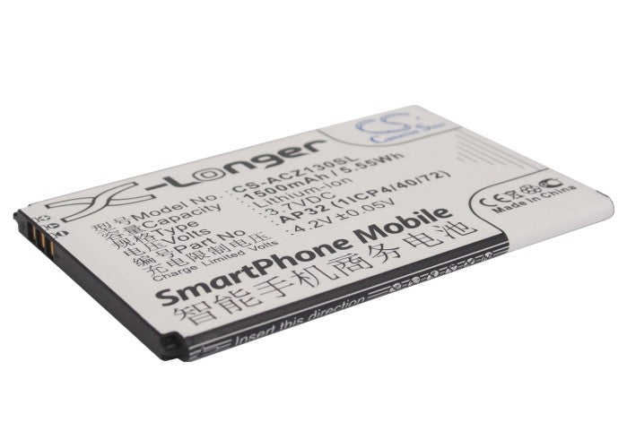 3.7V 1500mAh/5.55Wh Li-ion Mobile/SmartPhone Battery for Acer