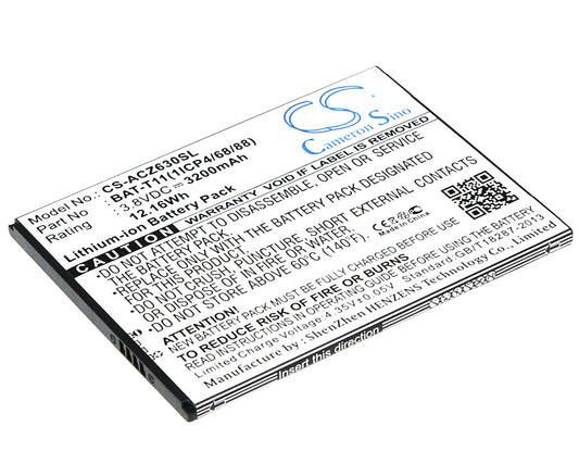 3.8V 3200mAh/12.16Wh Li-ion Mobile/SmartPhone Battery for Acer