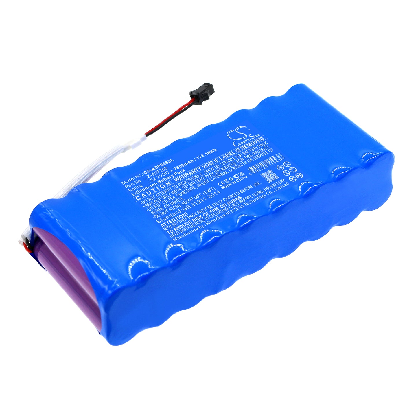 CS-ADF268SL Replacement Battery – Compatible with WIFLY EXR QA5 IP