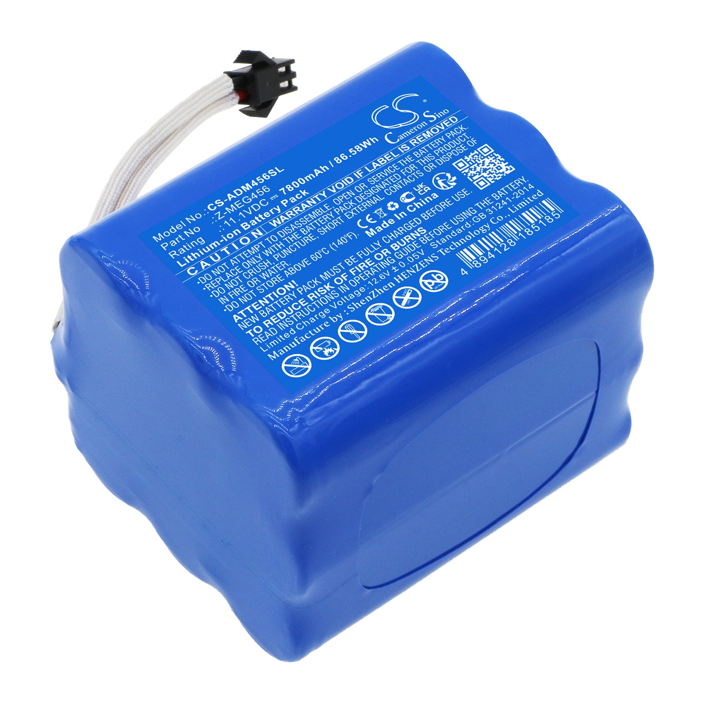 CS-ADM456SL Replacement Battery – Compatible with MEGA QPLUS GO