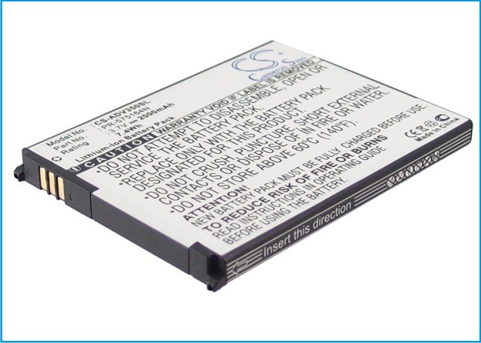 Cameron Sino 3.7V 2000mAh Li-ion Battery for Advent 3500