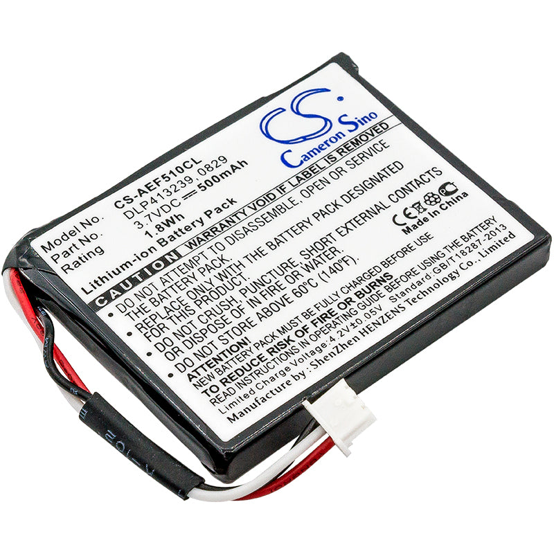 3.7V 500mAh/1.85Wh Li-ion Cordless Phone Battery for AEG