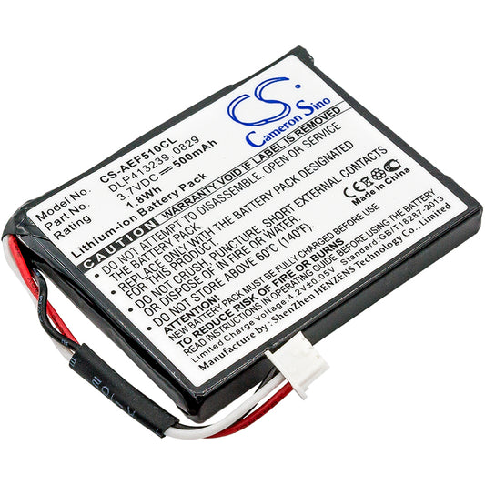 3.7V 500mAh/1.85Wh Li-ion Cordless Phone Battery for TeXet