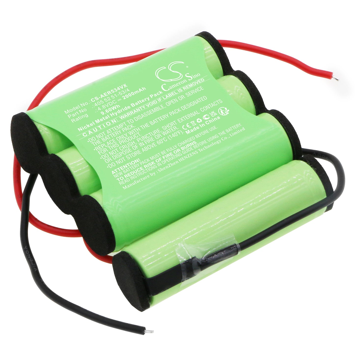 CS-AER534VX Replacement Battery – Compatible with AG4104WD, AG5104WD, AG5104WDB, ErgoRapido, HX6-8DM-W, Rapido