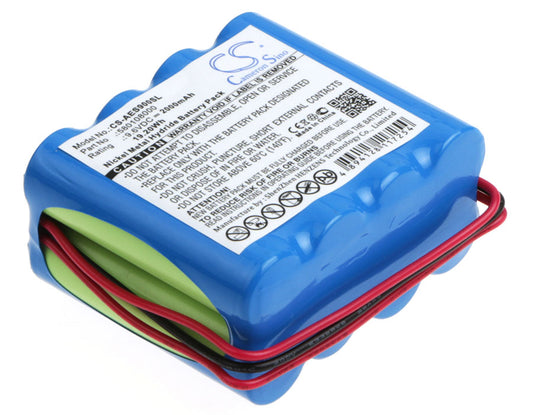 9.6V 2000mAh/19.20Wh Ni-MH Time Recorder Battery for Acroprint