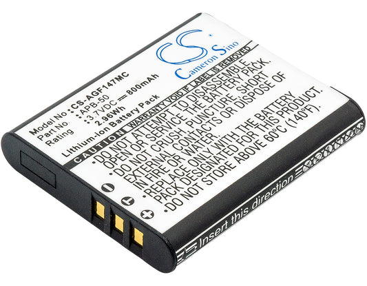 3.7V 800mAh/2.96Wh Li-ion Camera Battery for Agfa
