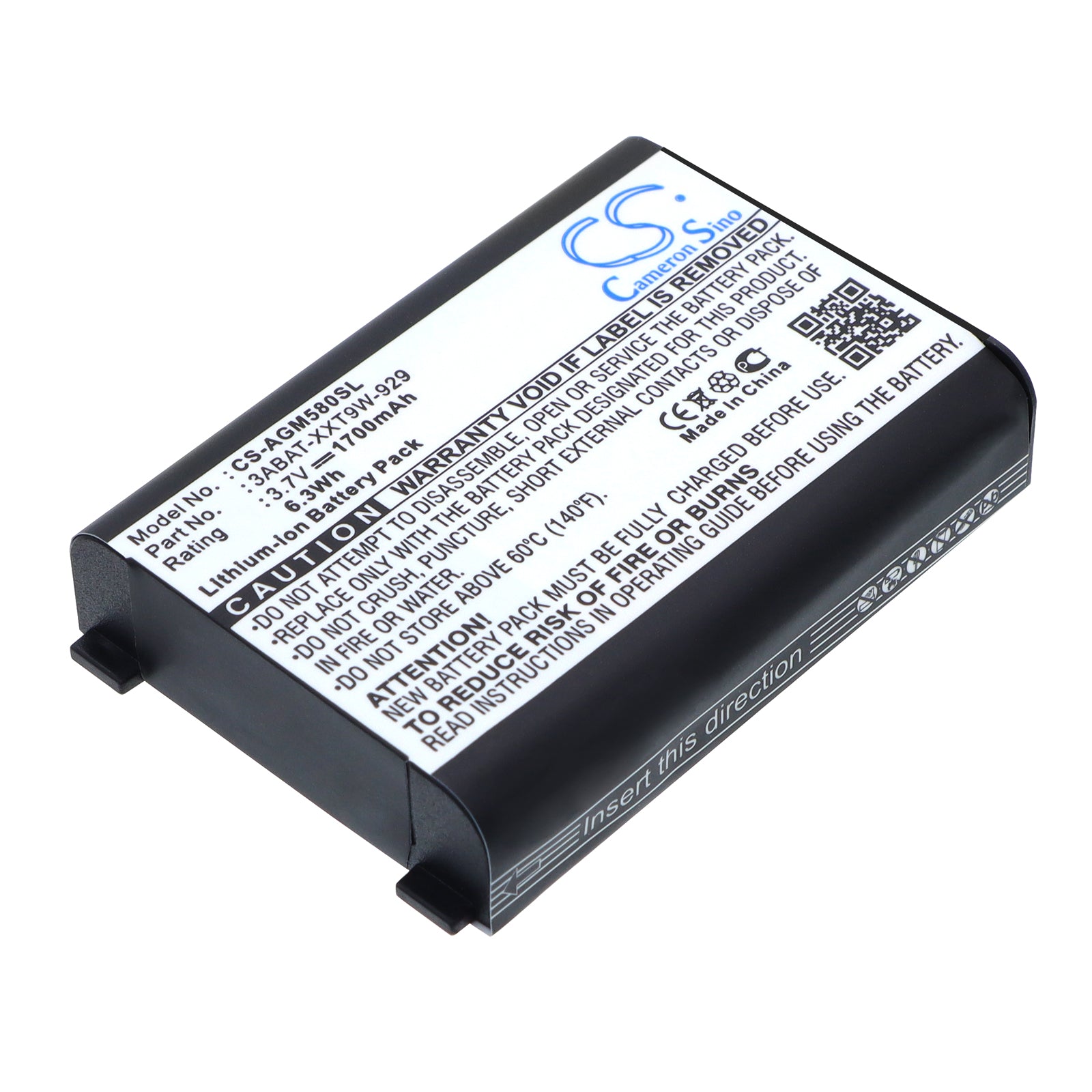 3.7V 1700mAh/6.30Wh Li-ion Wireless Headset Battery for Astro