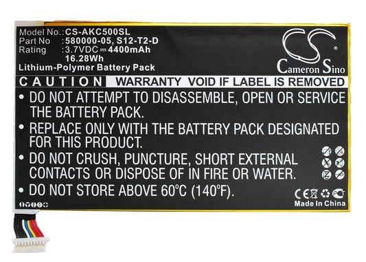3.7V 4400mAh/16.28Wh Li-Polymer Tablet Battery for Amazon