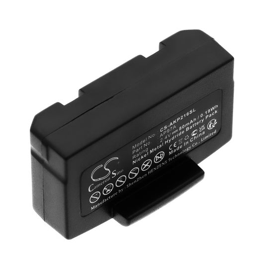 2.4V 80mAh/0.19Wh Ni-MH Wireless Headset Battery for AKG