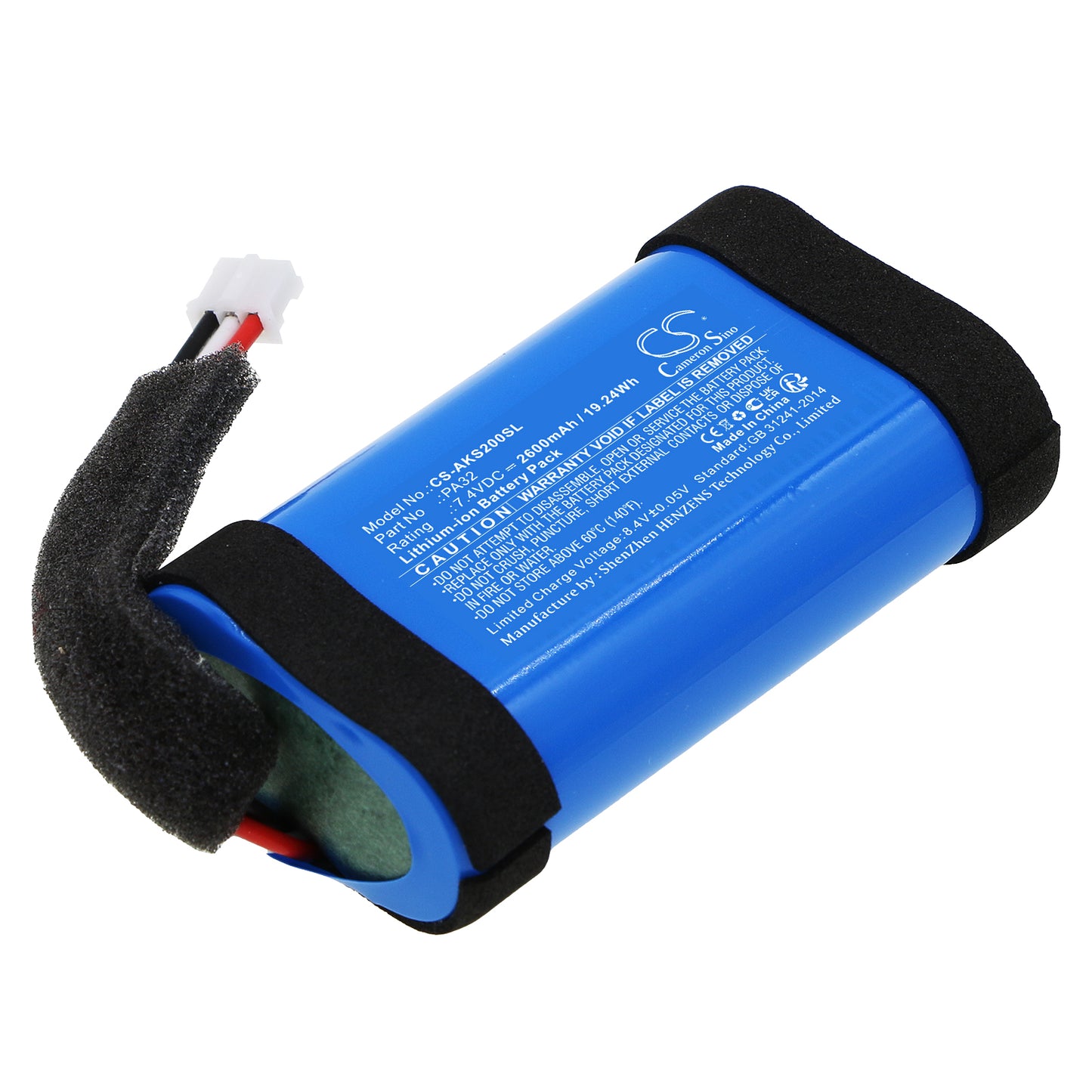CS-AKS200SL Replacement Battery – Compatible with A3161, A3165, Soundcore Flare 1, Soundcore Flare 2