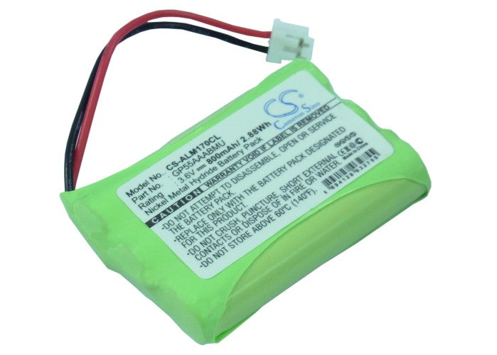 3.6V 800mAh/2.88Wh Ni-MH Cordless Phone Battery for GP