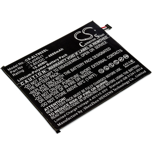3.85V 4000mAh/15.40Wh Li-Polymer Tablet Battery for Alcatel