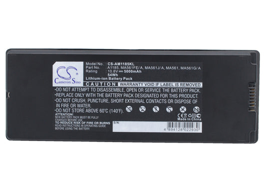 10.8V 5000mAh/54.00Wh Li-Polymer Notebook/Laptop Battery for Apple